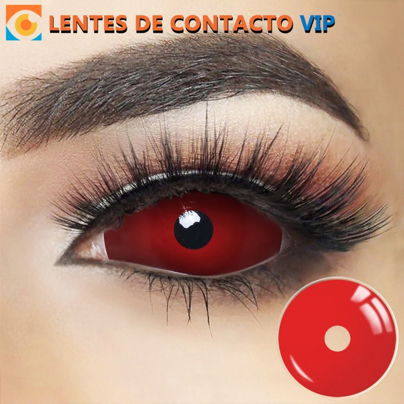 Lentillas Sclera 22mm rojas