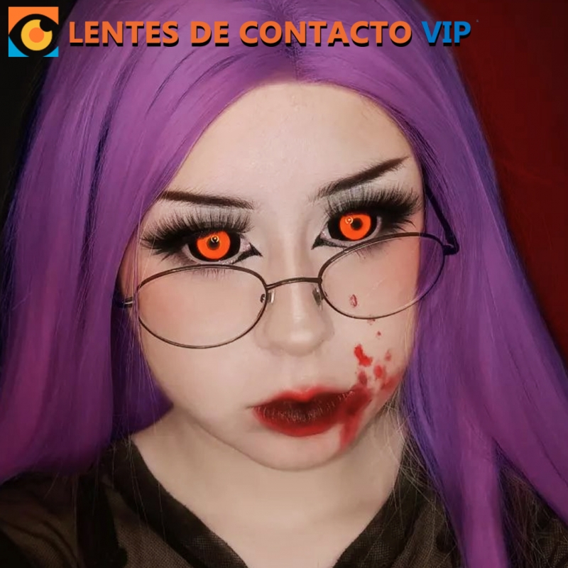 Lentillas Sclera 22mm negras y amarillas