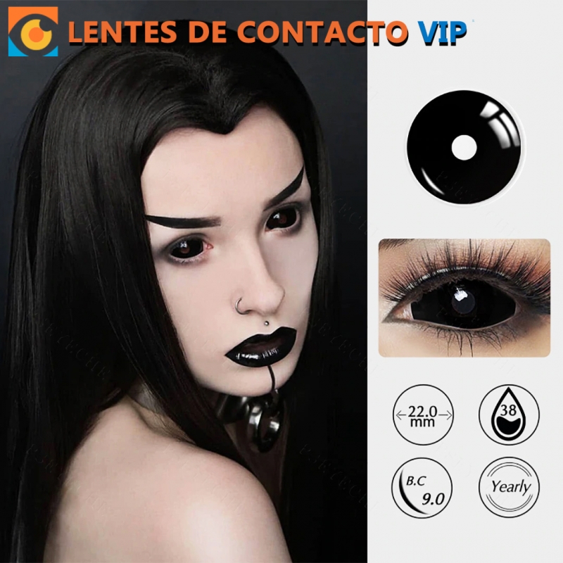 Lentillas Sclera 22mm negras
