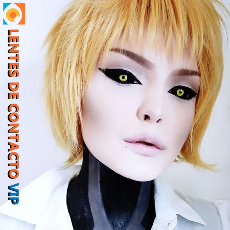 Lentillas Sclera 22mm negras y amarillas